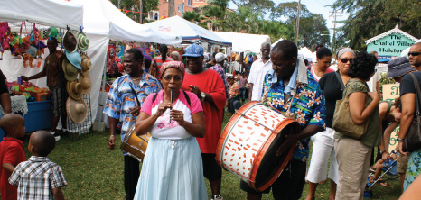 Tuk Band Performing at Holetown Festival, Barbados Pocket Guide